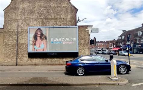 Eliza Rose Watsons Only Fans billboards cleared after ...